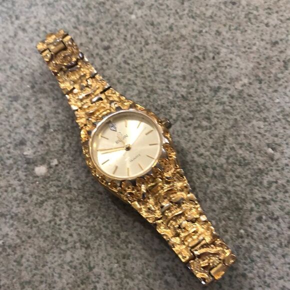 Vintage Elgin Gold nugget ladies watch. - Picture 2 of 10